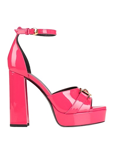 VERSACE Sandals Garnet Leather