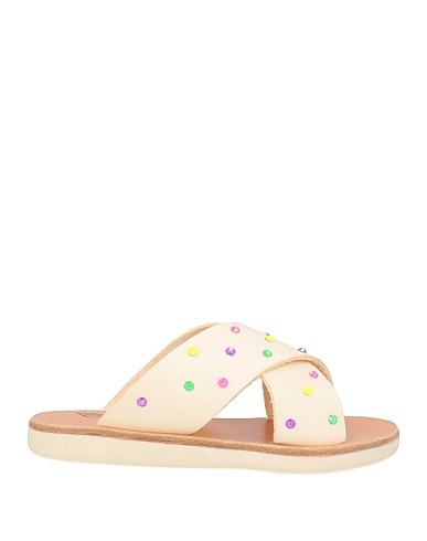 ANCIENT GREEK SANDALS Sandali Avorio Pelle, Cristallo Swarovski®