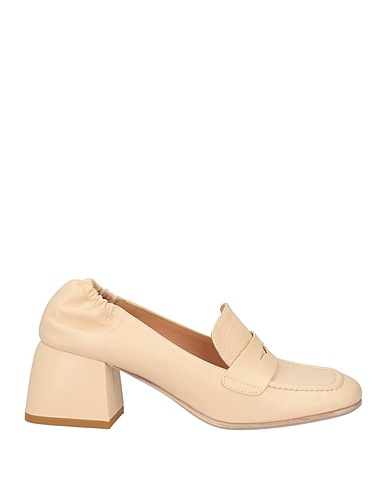 LAURA BELLARIVA Loafers Beige Leather