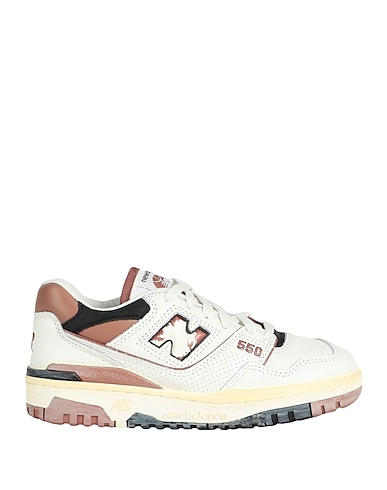 NEW BALANCE Sneakers White Leather