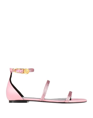 VERSACE Sandals Pink Textile fibers