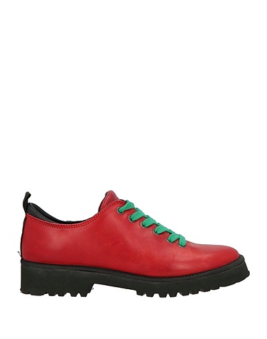 PANCHIC Stringate Rosso Pelle