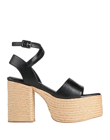 PALOMA BARCELÓ Sandals Black Leather