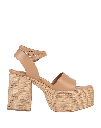 PALOMA BARCELÓ Espadrilles Beige Cuir