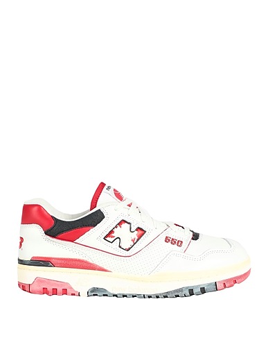 NEW BALANCE Sneakers White Leather