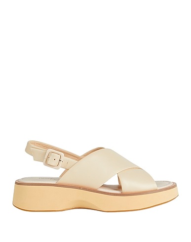 EMANUÉLLE VEE Sandales Beige Cuir