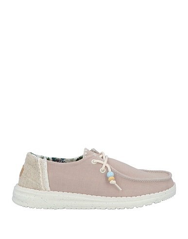 HEY DUDE Laced shoes Sand Textile fibres