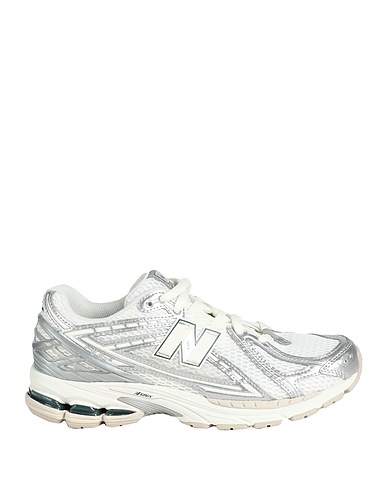 NEW BALANCE Sneakers Silver Textile fibers, Synthetic fibers