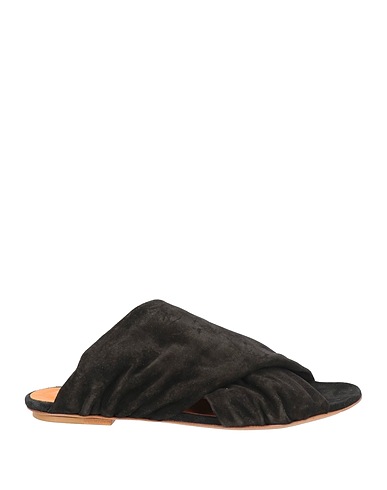 FORTE_FORTE Sandals Black Leather