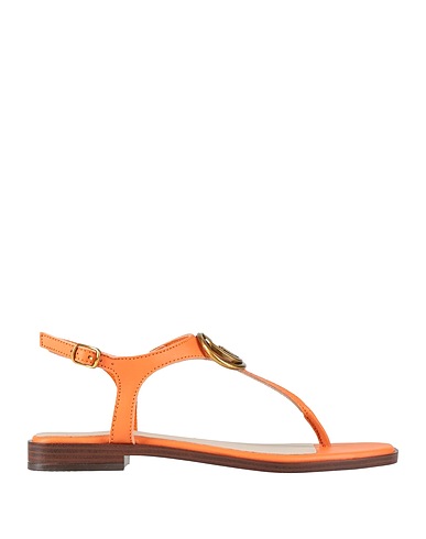 GUESS Flip flops Orange Leather