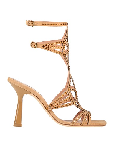 ALBERTA FERRETTI Sandals Sand Leather