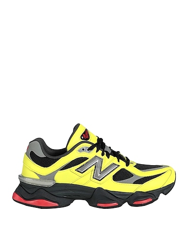 NEW BALANCE Sneakers Gelb Leder, Gewebefasern