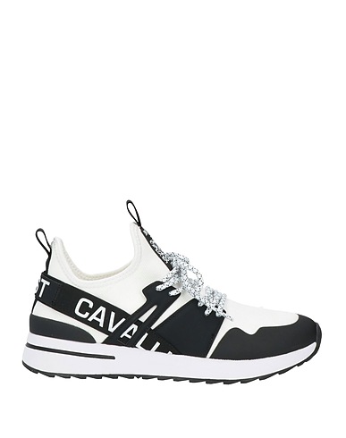 JUST CAVALLI Sneakers Bianco Fibre tessili, Altre Fibre