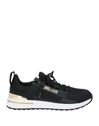 JUST CAVALLI Sneakers Schwarz Gewebefasern, Andere Fasern