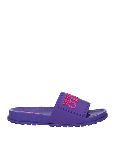 VERSACE JEANS COUTURE Sandals Purple Other Fibres
