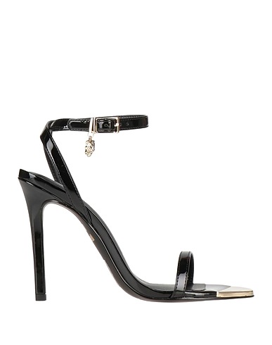 JUST CAVALLI Sandals Black Polyurethane