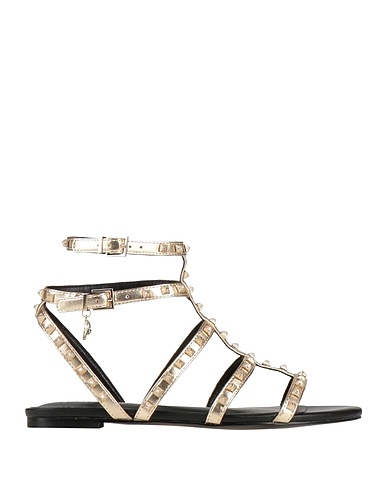 JUST CAVALLI Sandals Platinum Polyurethane