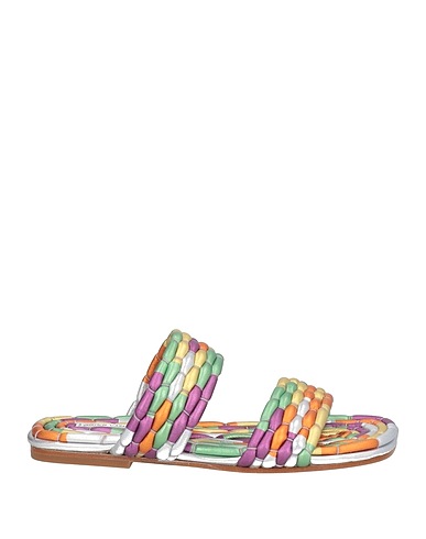 DRIES VAN NOTEN Sandals Silver Leather