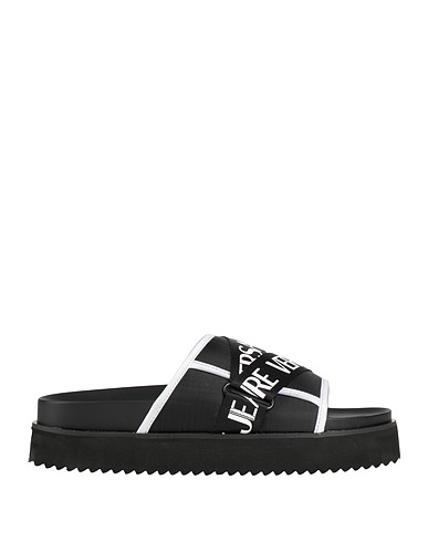 VERSACE JEANS COUTURE Sandalen Schwarz Gewebefasern