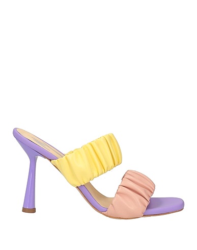 MANILA GRACE Sandals Pink Textile fibres