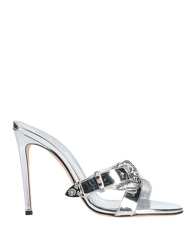 PARIS TEXAS Sandals Silver Leather