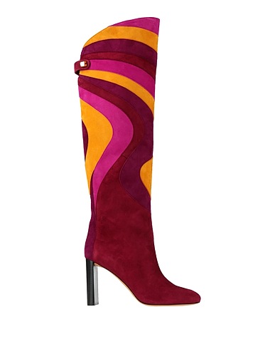 SKORPIOS Boots Burgundy Leather