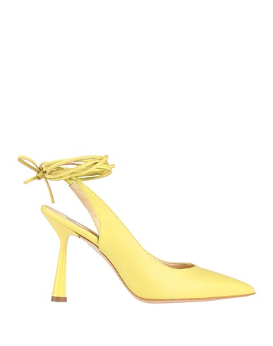 MANILA GRACE Pump Lime green Textile fibers