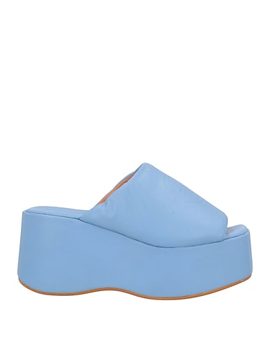 OTTOD'AME Sandals Light blue Leather