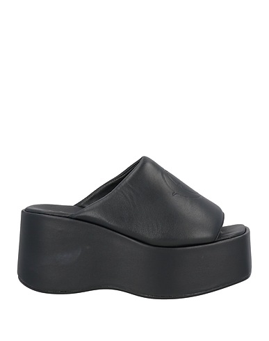 OTTOD'AME Sandals Black Leather