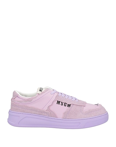 MSGM Sneakers FANTASTIC GREEN Lilac Leather