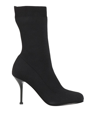 MCQUEEN Stivaletti Nero Fibre tessili