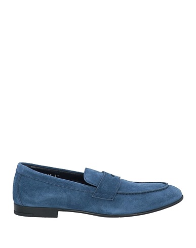 DOUCAL'S Loafers Pastel blue Calfskin