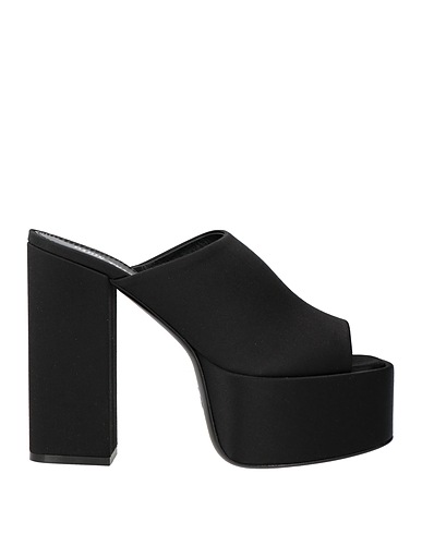 PARIS TEXAS Sandals Black Textile fibres