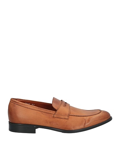 DOUCAL'S Loafers Tan Leather