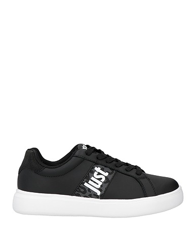 JUST CAVALLI Sneakers Black Leather