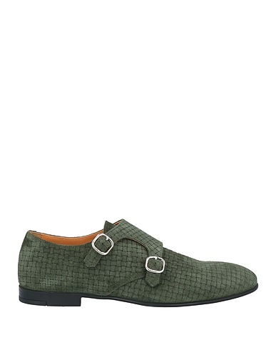 DOUCAL'S Loafers Military green Leather