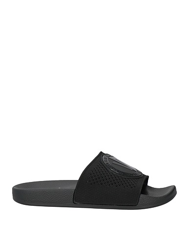 VERSACE JEANS COUTURE Πέδιλο Μαύρο Ίνες υφασμάτων
