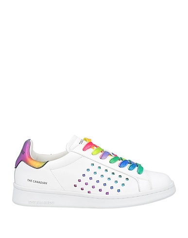 DSQUARED2 Sneakers Weiß Kalbsleder