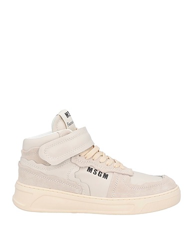 MSGM Sneakers FANTASTIC GREEN Beige Leather