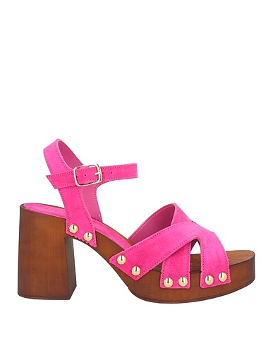 CAFèNOIR Mules and clogs Fuchsia Leather