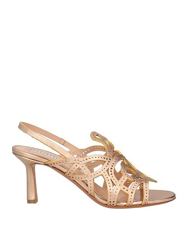 FRATELLI ROSSETTI Sandals Rose gold Leather