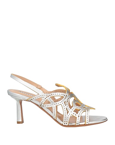 FRATELLI ROSSETTI Sandals Silver Leather
