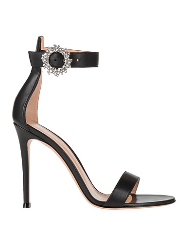 GIANVITO ROSSI Sandals Black Leather