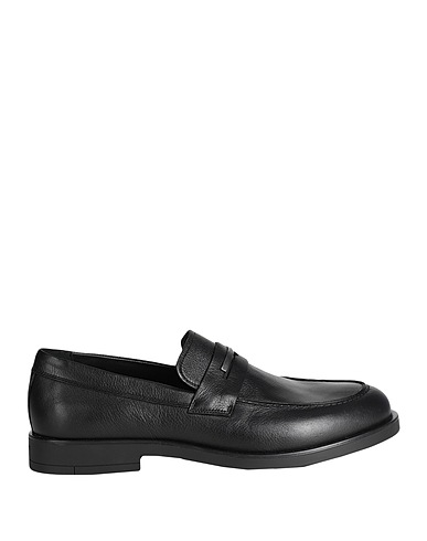 CALVIN KLEIN Loafers Black Leather