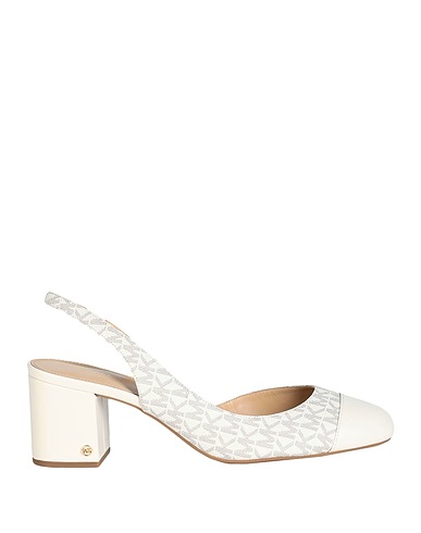 MICHAEL MICHAEL KORS Court Ivory Leather, Textile fibres