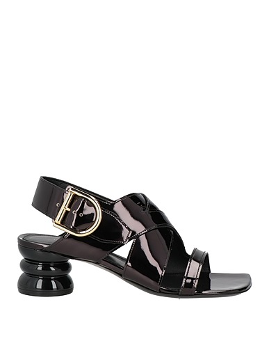 DRIES VAN NOTEN Sandals Black Leather