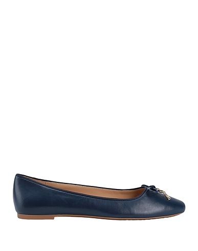 MICHAEL MICHAEL KORS Ballet flats Navy blue Leather