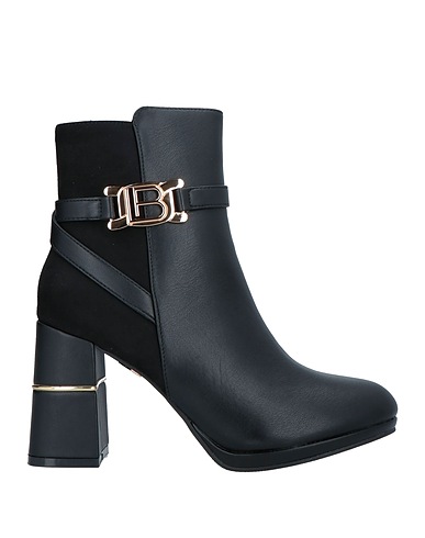 LAURA BIAGIOTTI Stiefelette Schwarz Gewebefasern
