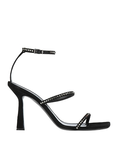 ALDO CASTAGNA Sandals Black Leather