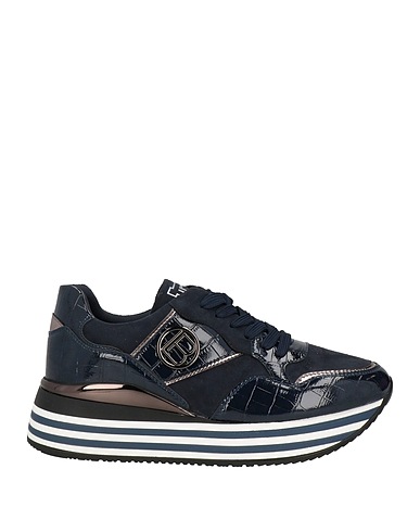 LAURA BIAGIOTTI Sneakers Midnight blue Textile fibres